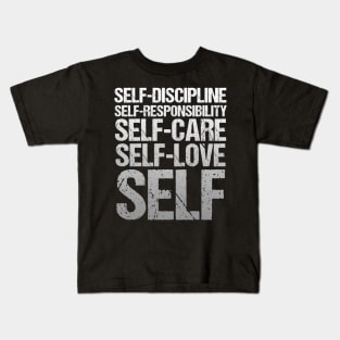 Self Discipline Buddhist Motivational Kids T-Shirt